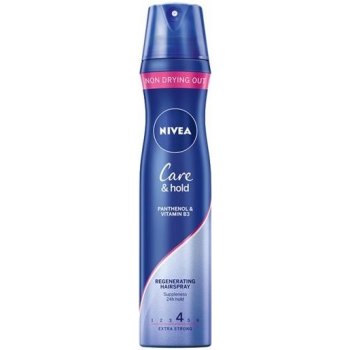 Nivea Care & Hold regenerační lak na vlasy pro extra silnou fixaci (Extra Strong 4) 250 ml