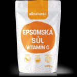 Allnature Epsomská sůl s vitamínem C 1000 g – Zboží Dáma