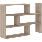 Nastavitelná knihovna 83 cm Charles 03 dub Sonoma – Zboží Dáma