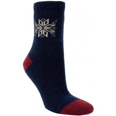 Dámské vlněné ponožky Viola tmavě modrá – Zboží Mobilmania