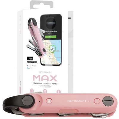 KeySmart Max organizér klíčů růžový – Zboží Mobilmania