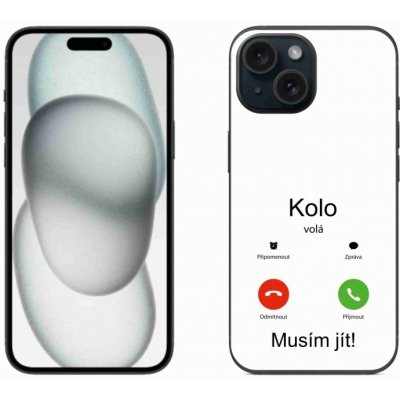 mmCase na iPhone 15 - kolo volá bílé pozadí – Zboží Mobilmania