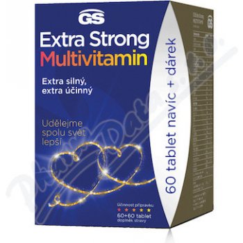 GS Extra Strong Multivitamin 60+60 tablet dárkové balení 2022
