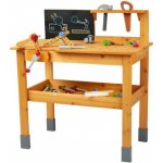 KidLand Venkovní dřevěný pracovní stůl s příslušenstvím – Sleviste.cz