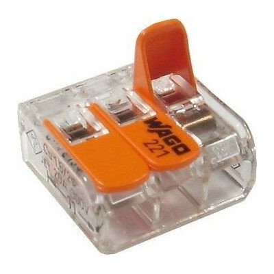 Svorka WAGO, 3x0,2-4 mm2 s páčkou – Zboží Mobilmania