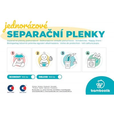 Bamboolik Separační plena flísová sada 10 ks – Hledejceny.cz