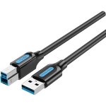 Vention COOBD USB 3.0 Male to USB-B Male Printer, 0.5m, černý – Zboží Mobilmania