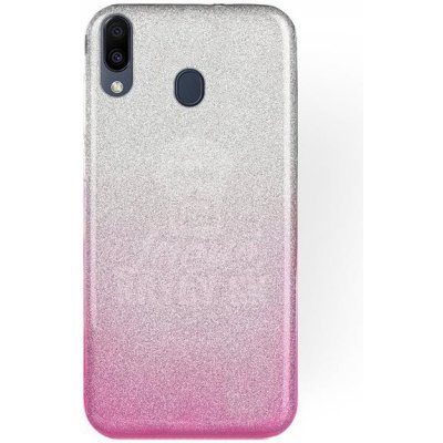 Pouzdro Shining case Samsung Galaxy M20 čiré-růžové