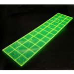 Patchworkové rastrové pravítko - fluorescenční varianta 3. obdélník 15 x 60 cm – Zboží Dáma