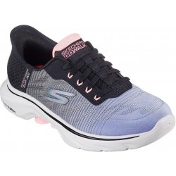 Skechers Go Walk 7 Slip On Runners Womens Blk/Multi