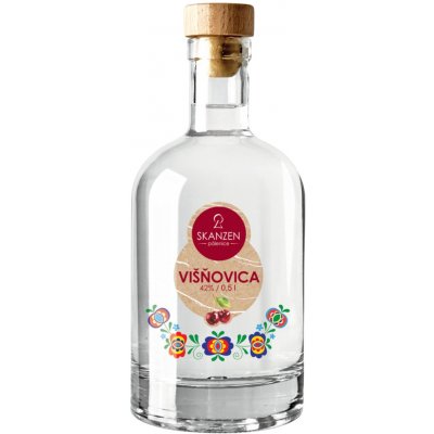 Skanzen Višňovica 42% 0,5 l (holá láhev) – Zboží Mobilmania