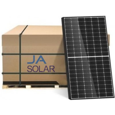 PALETA 31ks, Bifaciální solární panel JA Solar 550Wp stříbrný rám