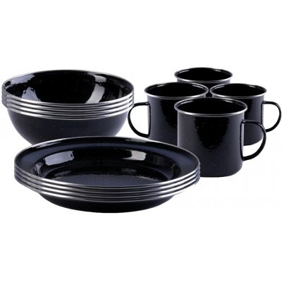 Mil-Tec nádobí Western smaltové set 12 ks – Sleviste.cz
