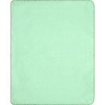 James Nicholson Fleecová deka s prošitými okraji zelená světlá – Hledejceny.cz