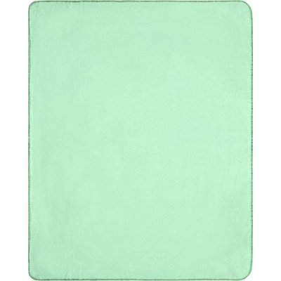 James Nicholson Fleecová deka s prošitými okraji zelená světlá – Hledejceny.cz