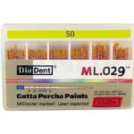 DiaDent Čepy gutaperčové standardní .029 ML101-610 - Vel./šíře: 50 – Hledejceny.cz