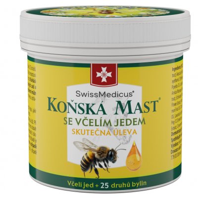 SwissMedicus Koňská Mast se včelím jedem 150 ml – Sleviste.cz
