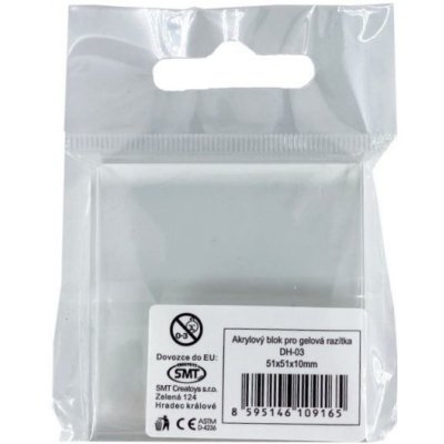 SMT Creatoys Akrylový blok 5,1x5,1cm – Zboží Dáma