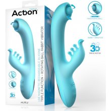 Action Murly Triple Function G Spot Rabbit with Massaging Ball 3 Motors Tuquoise