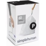 Simplehuman Sáčky 50-60 L typ P zatahovací 3 x 20ks 60 sáčků 35 µm CW0263-1 – Zboží Dáma