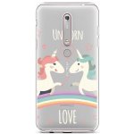 Pouzdro TopQ Nokia 6.1 silikon Unicorn Love – Zboží Živě