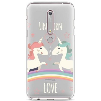 Pouzdro TopQ Nokia 6.1 silikon Unicorn Love – Zboží Živě