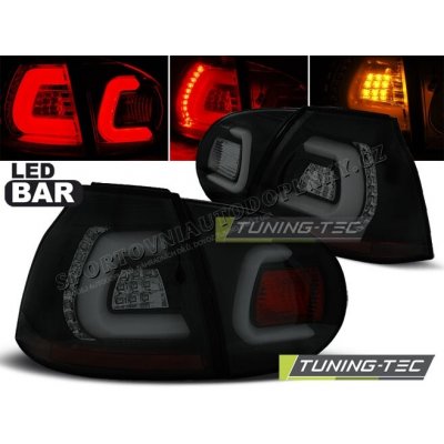 VW Golf 5 10.2003-09 zadní lampy black smoke LED BAR – Hledejceny.cz