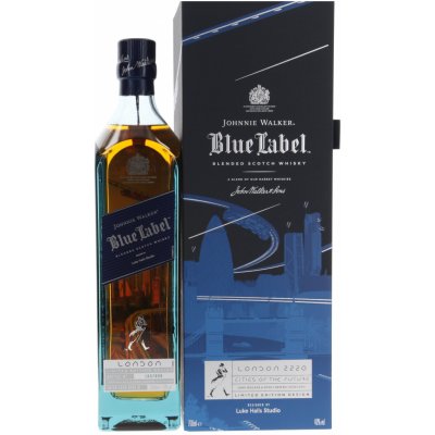 Johnnie Walker Blue Label London 2220 40% 0,7 l (kazeta) – Zbozi.Blesk.cz