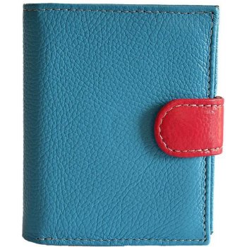 HELLIX dámská kožená peněženka P1255 Tyrkys multicolor