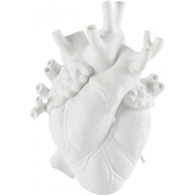 Seletti Bílá porcelánová váza Love in Bloom 25 cm – Hledejceny.cz