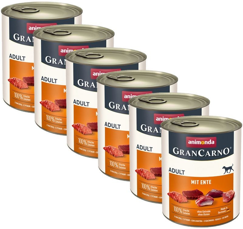 Animonda Gran Carno Original Adult vepřové a kachna 6 x 800 g