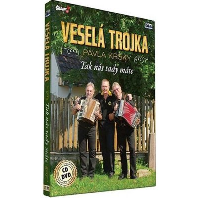 VESELÁ TROJKA PAVLA KRŠKY - Tak nás tady máte DVD