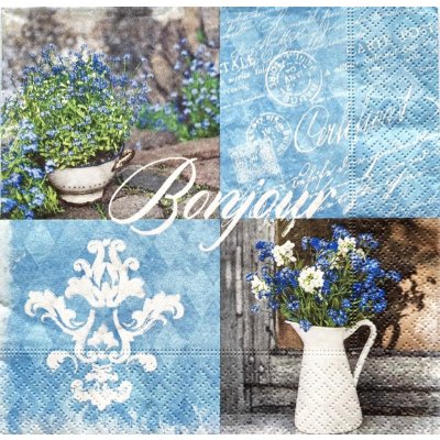 Ubrousek 3x33cm Konvička koláž – Hledejceny.cz