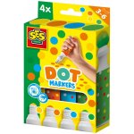 Creative SES Tečkovací fixy XXL set 4 barvy – Hledejceny.cz