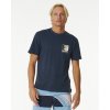 Pánské Tričko Rip Curl Surf REVIVAL LINE UP TEE Dark Navy