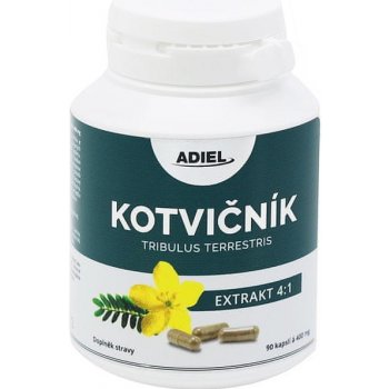 Adiel Kotvičník zemní Tribulus terrestris 90 cps.