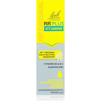 Bachovy květové esence RR Plus kapky s vitamínem B5 a B12 20 ml