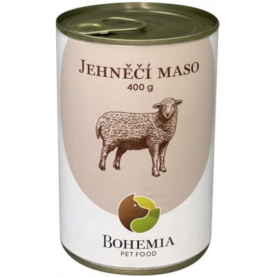 Bohemia Pet Food Jehněčí maso ve vlastní šťávě 400 g