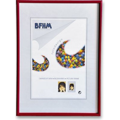 BFHM Obrazový rám - plastový rám A2 červený 59,4 x 42 cm – Zboží Mobilmania