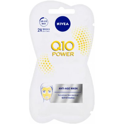 NIVEA Q10 Power Pleťová maska proti vráskám 15 ml – Hledejceny.cz