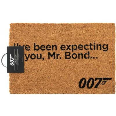 CurePink James Bond 007: I've Been Expecting You 60 x 40 cm hnědá [GP85190] – Zboží Dáma