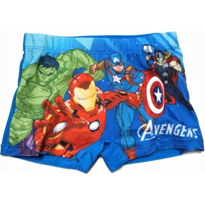 Eplusm Chlapecké plavky Avengers boxerky modré
