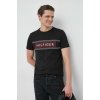 Pánské Tričko Tommy Hilfiger bavlněné tričko s potiskem MW0MW30035.PPYX černá