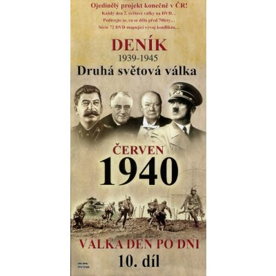 Deník 2. světové války - červen 1940 DVD – Zbozi.Blesk.cz