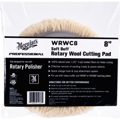 Meguiar's Soft Buff Rotary Wool Pad 8" | Zboží Auto