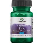 Swanson Chelated Zinc glycinát 30 mg 90 kapslí – Hledejceny.cz