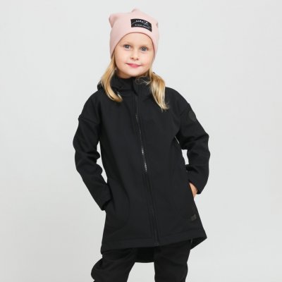 Dětský černý softshellový oversize kabátek – Zboží Dáma