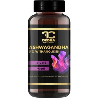 ASHWAGANDHA 510 mg extract 10:1 5 % withanolidů 90 kapslí – Hledejceny.cz