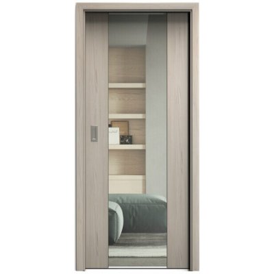 Sapeli Harmonie Komfort M40 posuvné borovice bílá 70 x 210 cm Čiré sklo – Hledejceny.cz