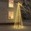 Vánoční stromek zahrada-XL Vánoční stromek kužel 310 teplých bílých LED diod 100 x 300 cm